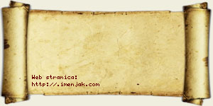 Mia Jazački vizit kartica